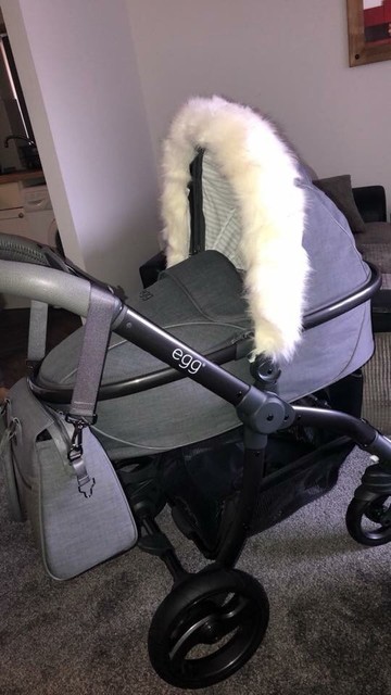 egg pram and car seat